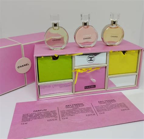 chanel perfume set miniatures.